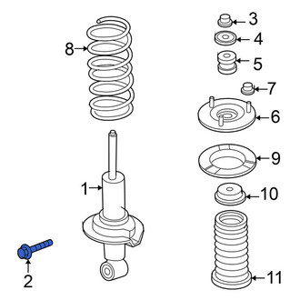 Nissan OE - Suspension Strut Bolt