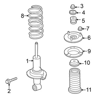 Nissan OE - Front Suspension - Struts & Components