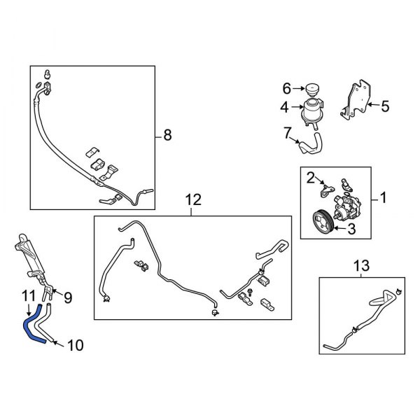 Power Steering Return Hose