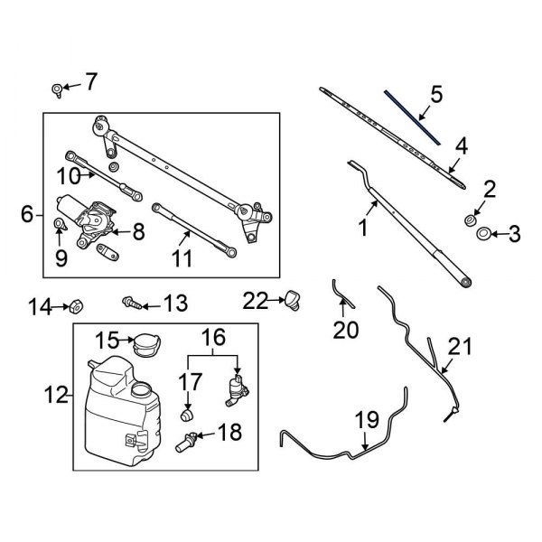 Windshield Wiper Blade Refill