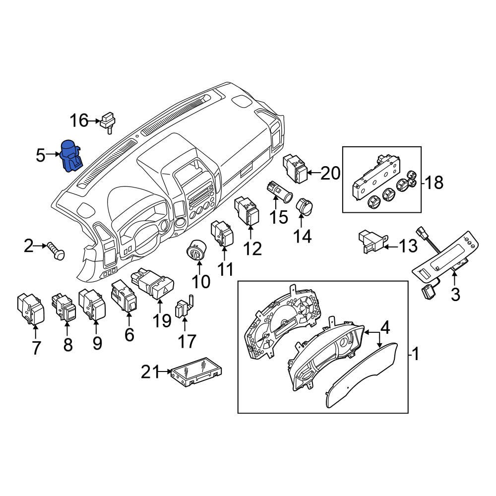 nissan-oe-285769bh0a-ambient-light-sensor