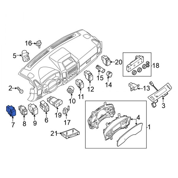 Liftgate Latch Release Switch