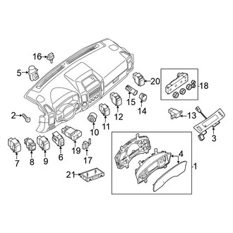 Nissan OE - Instrument Panel - Cluster & Switches