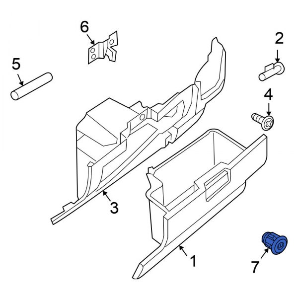 Glove Box Lock Kit