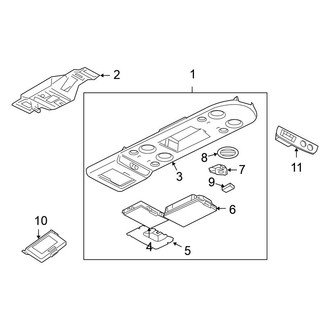 Nissan OE - Overhead Console