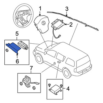 Nissan OE - Air Bag Impact Sensor Bracket