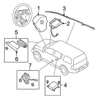 Nissan OE - Restraint Systems - Air Bag Components