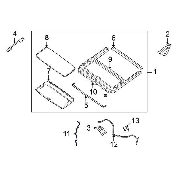 Sunroof Drain Hose