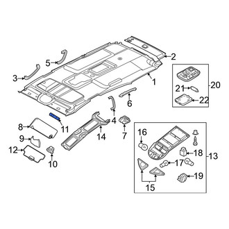 Nissan OE - Sun Visor Light Bulb