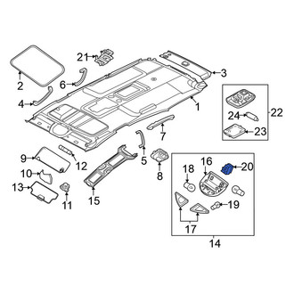 Nissan OE - Sunroof Switch