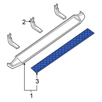 Nissan OE - Left Running Board Step Pad