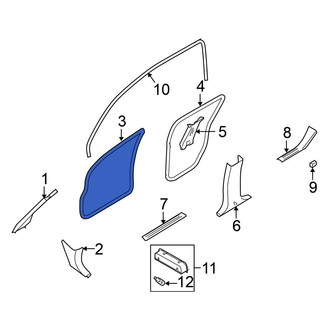 Nissan OE - Front Left Door Seal