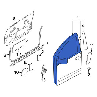 Nissan OE - Front Left Door Shell