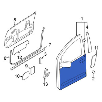 Nissan OE - Front Right Outer Door Outer Panel
