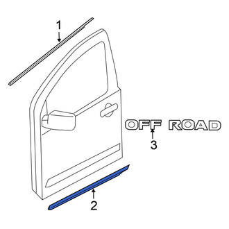 Nissan OE - Front Left Door Molding