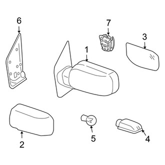 Nissan OE - Front Door - Outside Mirrors