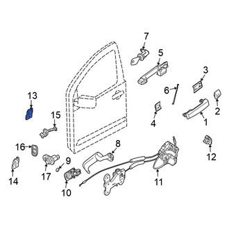 Nissan OE - Front Upper Door Hinge
