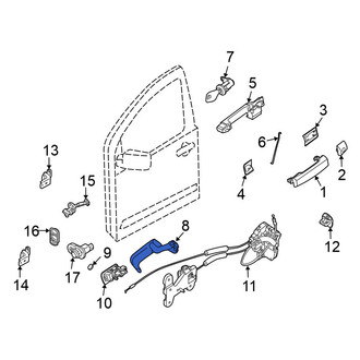 Nissan OE - Front Left Inner Interior Door Handle