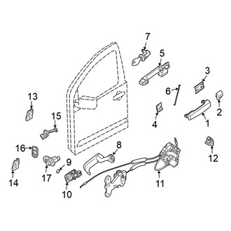 Nissan OE - Front Door - Lock & Hardware
