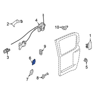 Nissan OE - Front Right Lower Door Hinge