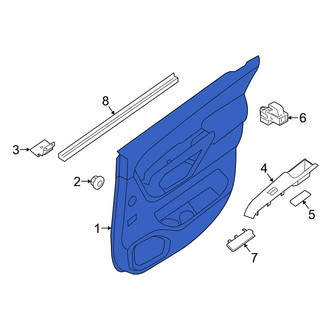 Nissan OE - Rear Right Inner Door Interior Trim Panel