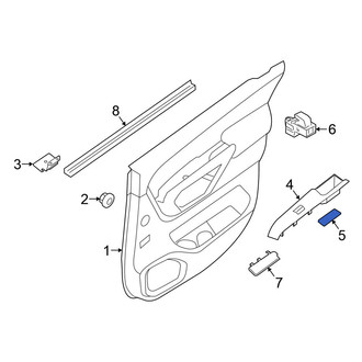 Nissan OE - Right Door Window Switch Bezel Cap