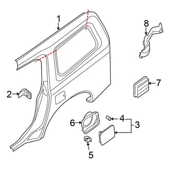 Nissan OE - Quarter Panel & Components