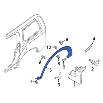 Nissan OE - Rear Right Fender Flare