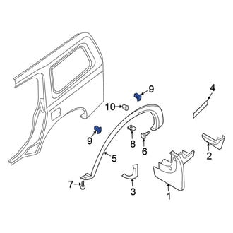 Nissan OE - Wheel Arch Flare Nut