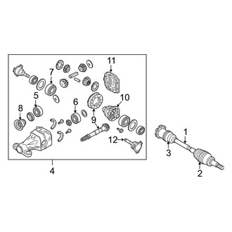 Nissan OE - Rear Suspension - Axle & Differential