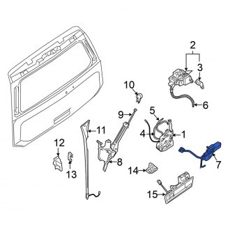 Nissan OE 825807S40B Tailgate Lift Motor