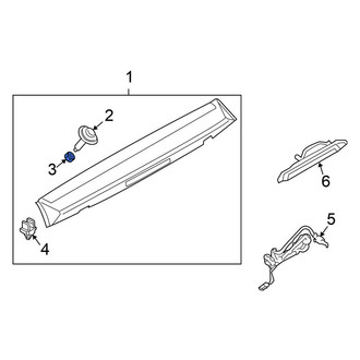 Nissan OE - Liftgate Finish Panel Nut