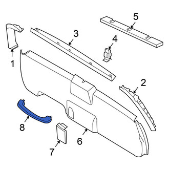 Nissan OE - Rear Liftgate Pull Handle