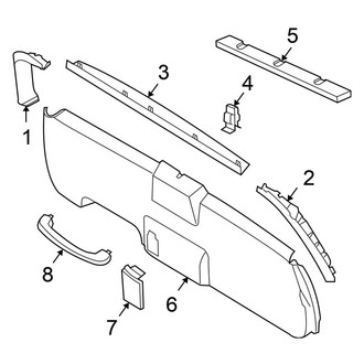 Nissan OE - Lift Gate - Interior Trim