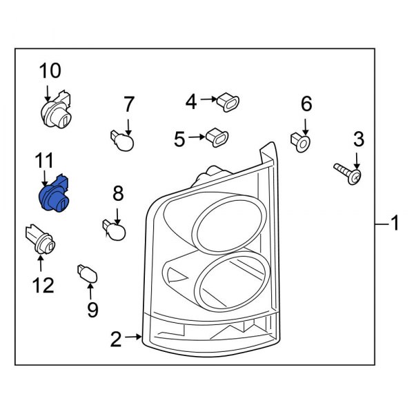 Turn Signal Light Socket