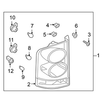 Nissan OE - Rear Lamps - Combination Lamps