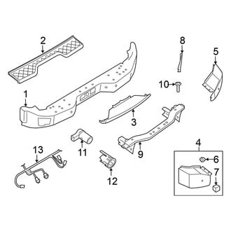 Nissan OE - Rear Bumper - Bumper & Components