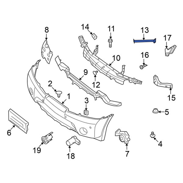 Bumper Cover Brace