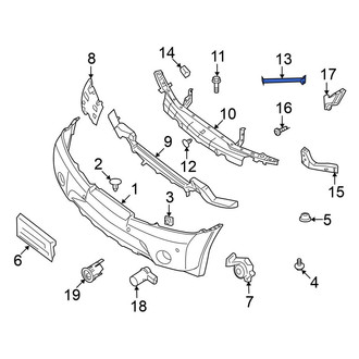 Nissan OE - Front Left Bumper Face Bar Bracket