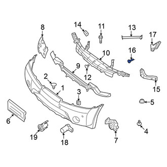 Nissan OE - Bumper Face Bar Bolt