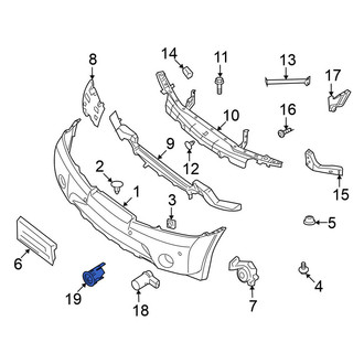 Nissan OE - Front Left Parking Aid Sensor Bracket