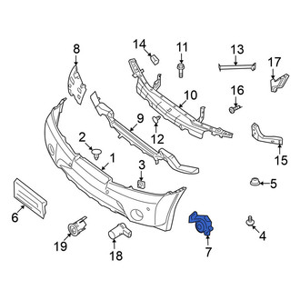 Nissan OE - Front Left Fog Light Trim