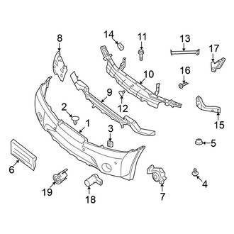 Nissan OE - Front Bumper - Bumper & Components