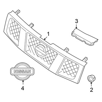 Nissan OE - Grille & Components