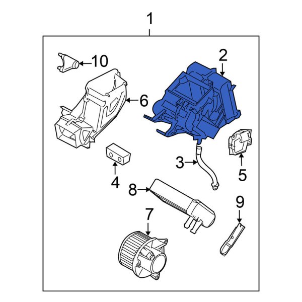 A/C Evaporator Core