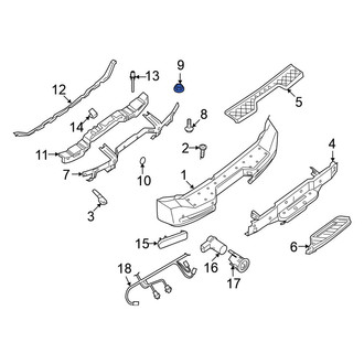 Nissan OE - Liftgate Nut