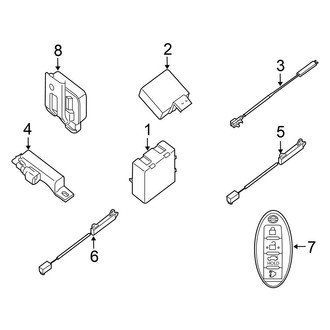 Nissan OE - Electrical - Keyless Entry Components (With Intelligent Key)
