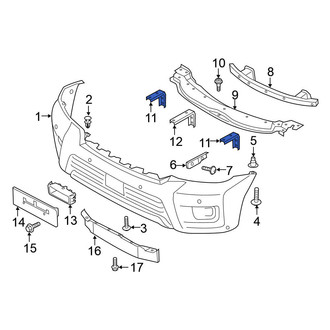 Nissan OE - Outer Bumper Cover Support Rail Bracket