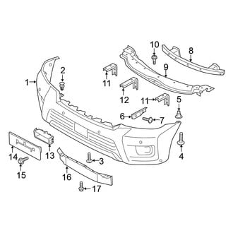 Nissan OE - Front Bumper & Grille - Bumper & Components