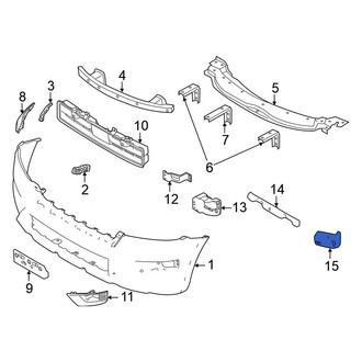 Nissan OE - Front Left Bumper Impact Absorber